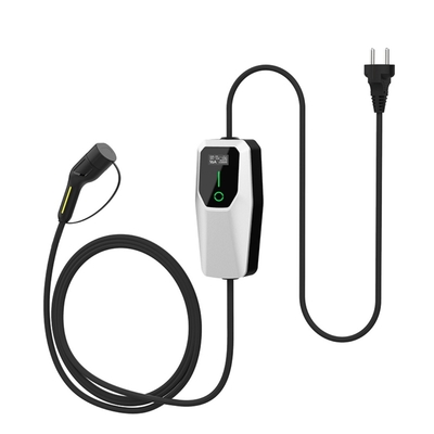 Bộ sạc AC loại 2 cho EV 7kW Trạm sạc EV di động 32A điều chỉnh