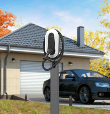 7kW Level 2 Ev Charger Diy Trạm sạc xe thương mại ngoài trời Dự án tường Ac