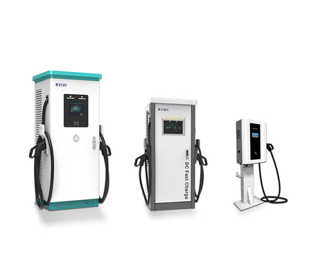 Trạm sạc EV ngoài trời công cộng với giao diện CHAdeMO CCS loại 2