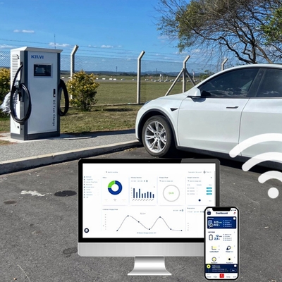 Khách sạn Căn hộ 3 giai đoạn bộ sạc Ev Cặp thông minh DC nhanh xe điện 150-1000V