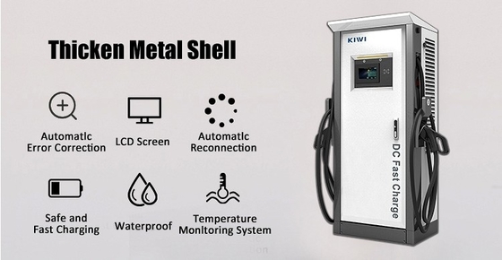 Khách sạn Căn hộ 3 giai đoạn bộ sạc Ev Cặp thông minh DC nhanh xe điện 150-1000V