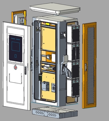 Ứng dụng tùy chỉnh IP54 Công cộng thương mại DC Sân sạc nhanh EV 180KW 240KW
