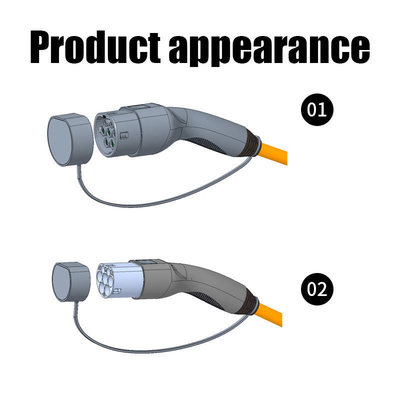 UL94-V0 Lớp lửa 16A-32A Cáp sạc EV loại 1 đến loại 2 cho xe điện