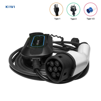 Trạm sạc xe điện di động Tesla Model 2 Sạc xe điện 3,5kW với phát hiện cách điện