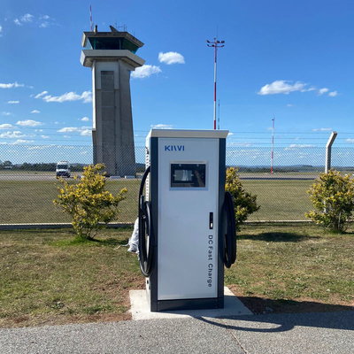 60KW 90KW 120KW DC CCS Combo 2 CHAdeMO EV Charger RFID khởi động cho xe tải điện lớn
