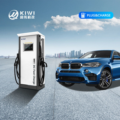 Trạm sạc xe hơi EV thông minh loại 1/2 với công suất đầu ra 60KW và lưới tần số cao