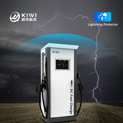 Điện áp đầu ra DC 200V-1000V 60KW 120KW CCS2 Chademo Type2 EV DC sạc đống cho EV
