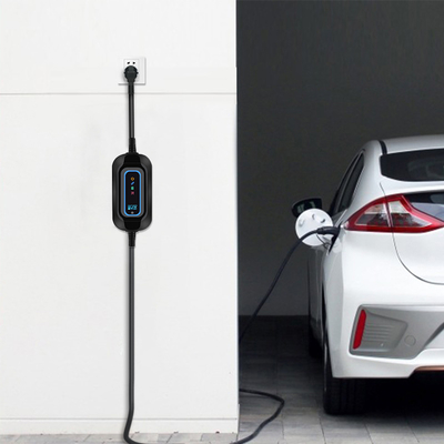 Bộ sạc xe điện di động 16A Khám nhiệt độ kết nối cho Tesla Model S
