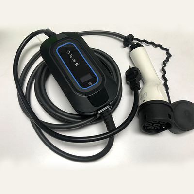 Bộ sạc xe điện di động 16A Khám nhiệt độ kết nối cho Tesla Model S