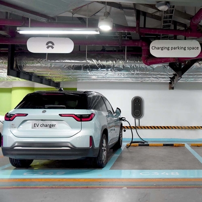 Trạm sạc EV thông minh 7KW với phát hiện cách nhiệt và phát hiện nhiệt độ cắm