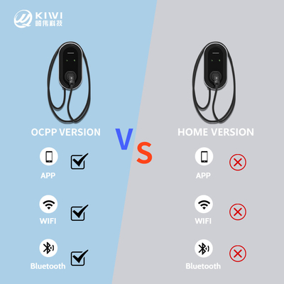 Loại 2 22kW Ba pha AC Output hiện tại EV sạc Wallbox với RFID ứng dụng OCPP chức năng