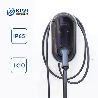 Máy sạc xe điện cấp 2 7kw với cắm Ev loại 2 và cài đặt trên tường