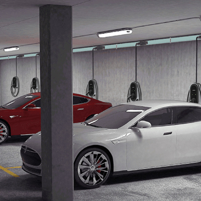 GBT Socket 1 Phase AC Level 2 EV Charging Station với đầu ra 7KW và giám sát điện áp