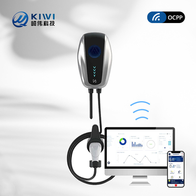 50Hz±10Hz Tần số lưới loại 2 Trạm sạc EV với Kiwi Mini Ocpp 7kw Wall Box