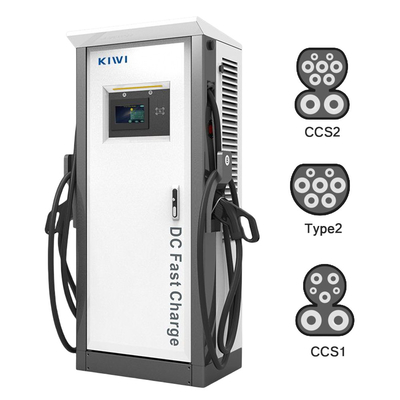 60kw 120kw Điện lượng hiện tại CCS2 Chademo Type2 EV DC sạc đống cho xe điện