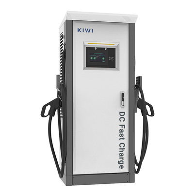 Bộ sạc nhanh 60KW đứng trên sàn CCS cấp 3 loại 1 Chademo EV để sạc nhanh và sạc nhanh