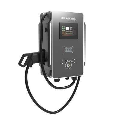 Bộ sạc điện EV SmartDC nhanh 30kW với công tắc bảo vệ rò rỉ và tần số lưới 50Hz±10Hz