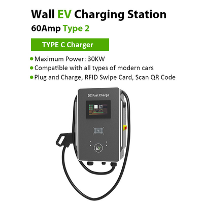 Bộ sạc xe điện 30kW/40kW cho bãi đậu xe công viên giải trí RS485