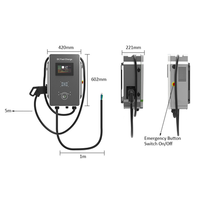 RS485 Điểm đến Điểm Truyền thông 30kW DC Sạc nhanh cấp 3 cho Đàn sạc Shenzhen