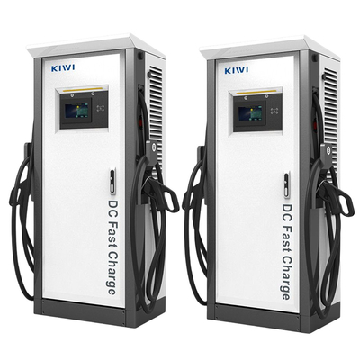 60kw 120kw CCS Chademo Type2 EV DC sạc trạm cho xe BMW đứng trên sàn