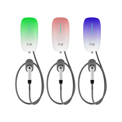 Máy sạc xe ô tô điện thoại di động 7kW DC sạc nhanh 220V EV với cảm biến nhiệt độ kết nối và đứng sàn gắn tường