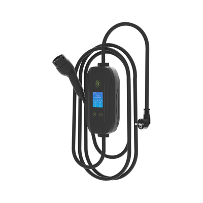 3.5kw 16A Nhà điện với màn hình đặt chỗ sạc Gbt Bộ sạc EV di động để dễ dàng sạc xe điện